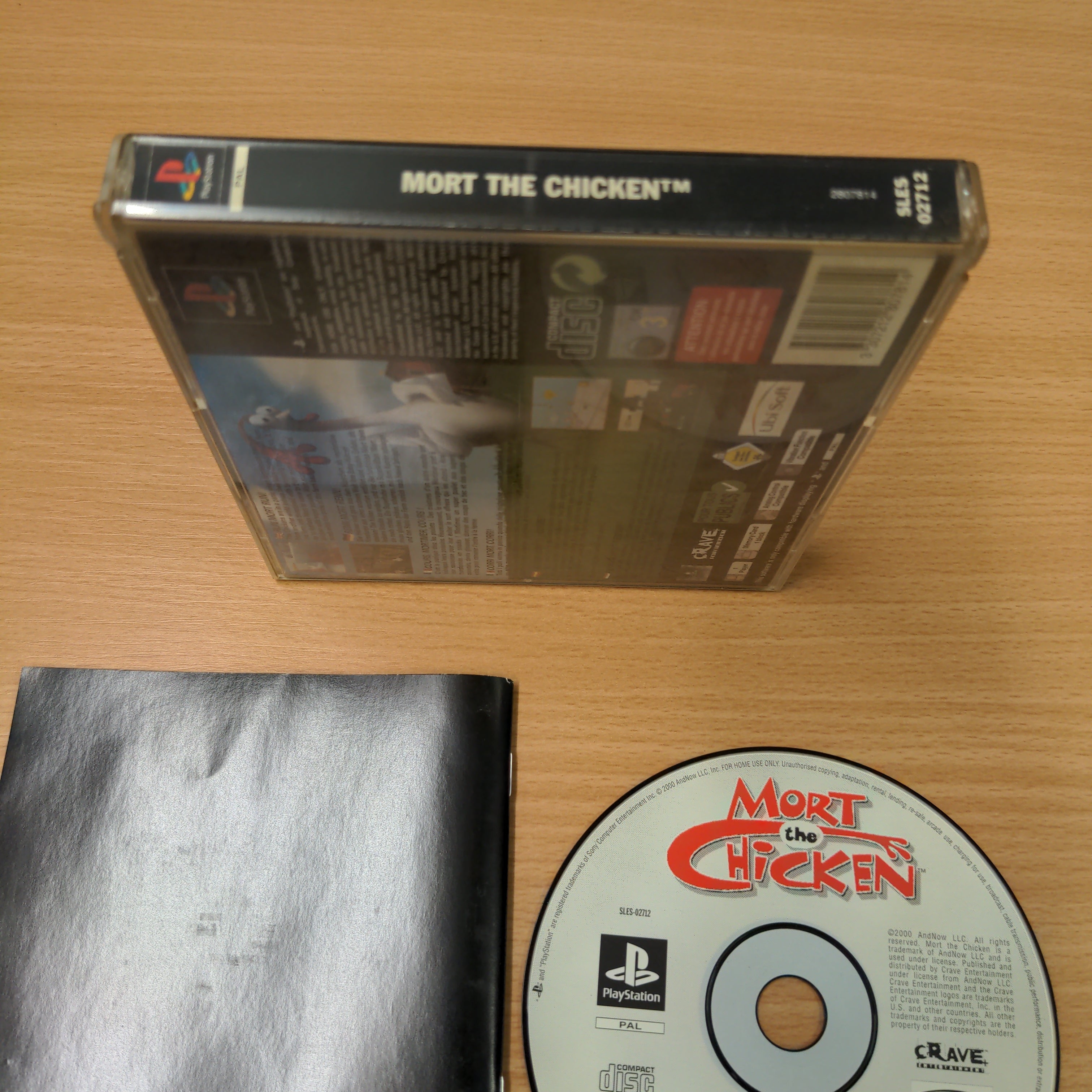 Mort the Chicken Sony PS1 game Mort the Chicken Sony PS1 game